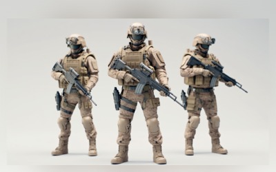 Tungt beväpnad militär styrka 27