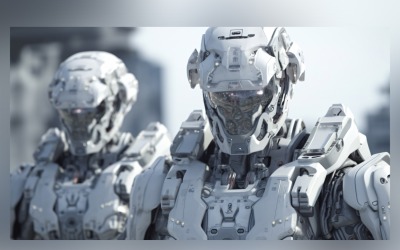 Defence Heavily Armed Robot Military Units 76