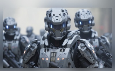 Robotic Trifecta Heavily Armed Force 78