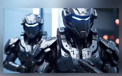 Robotic Trifecta of Strength Heavy Armed Warriors 100