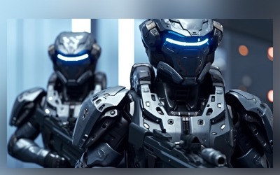Robotic Trifecta of Strength Heavy Armed Warriors 94