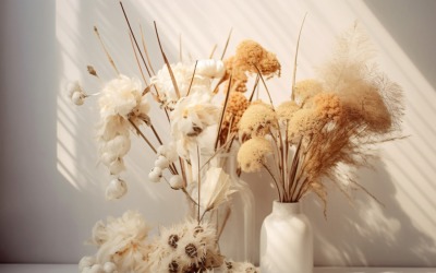 Dried Flowers Still Life White Flora 65