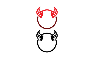Logo czerwonego rogu diabła v50