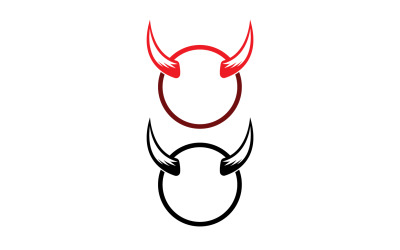 Ördögkürt piros sablon logó v35