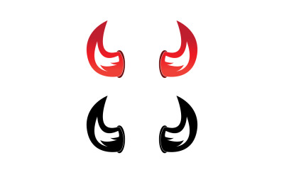 Teufelshorn rote Vorlage Logo v15