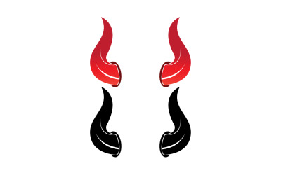 Teufelshorn rote Vorlage Logo v18