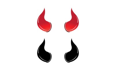 Teufelshorn rote Vorlage Logo v22