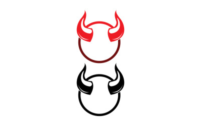 Teufelshorn rote Vorlage Logo v28