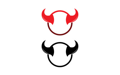 Teufelshorn rote Vorlage Logo v29