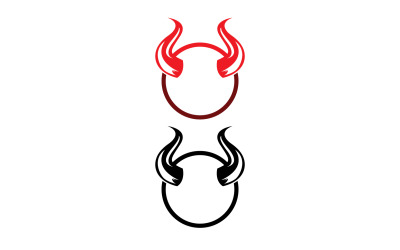 Teufelshorn rote Vorlage Logo v31