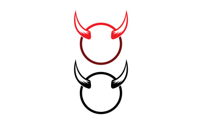 Teufelshorn rote Vorlage Logo v35