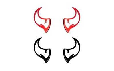 Teufelshorn rote Vorlage Logo v3