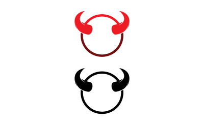 Teufelshorn rote Vorlage Logo v43
