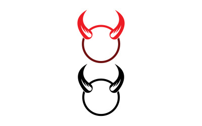 Teufelshorn rote Vorlage Logo v47