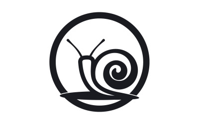 Modello vcetor logo animale lumaca v22