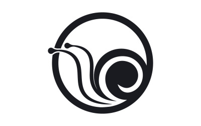 Modello vcetor logo animale lumaca v23