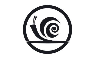 Modello vcetor logo animale lumaca v31