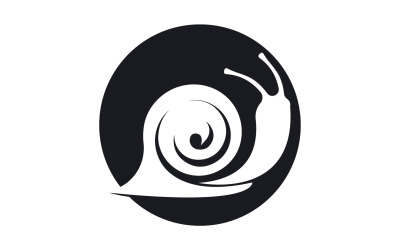 Modello vcetor logo animale lumaca v36