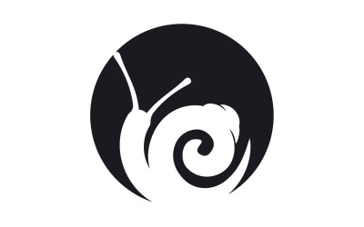 Modello vcetor logo animale lumaca v45