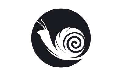Modello vcetor logo animale lumaca v46