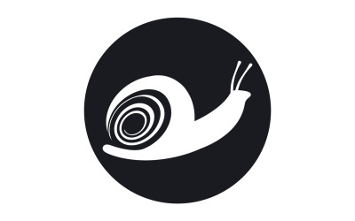 Modello vcetor logo animale lumaca v47