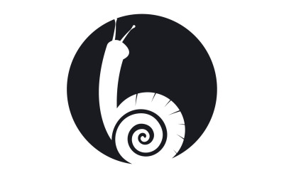 Modello vcetor logo animale lumaca v48