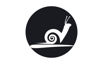 Modello vcetor logo animale lumaca v51
