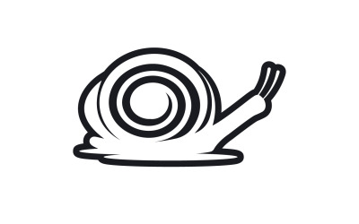 Schneckentier-Logo-Vcetor-Vorlage v14