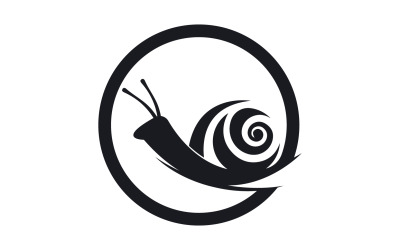 Schneckentier-Logo-Vcetor-Vorlage v21