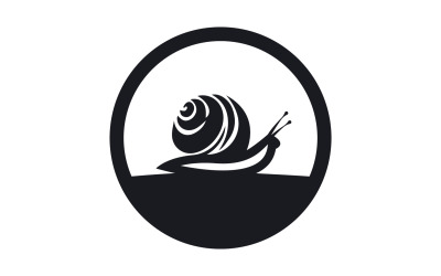Snail animal logo vcetor template v19