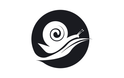 Snail animal logo vcetor template v34