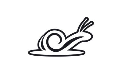 Snigeldjur logotyp vcetor mall v13