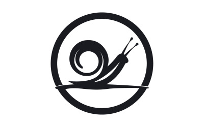 Snigeldjur logotyp vcetor mall v18