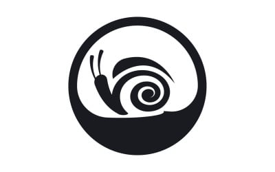 Snigeldjur logotyp vcetor mall v24