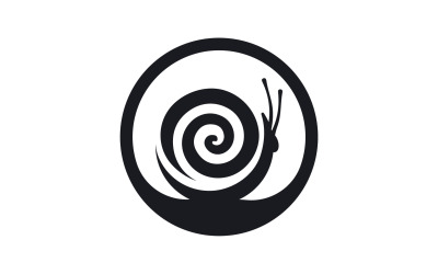 Snigeldjur logotyp vcetor mall v27