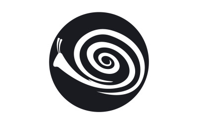 Szablon vcetor logo zwierząt ślimaka v39