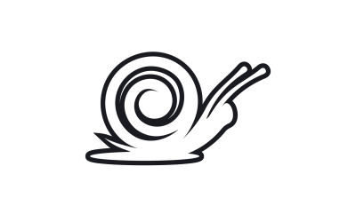 蜗牛动物标志 vcetor 模板 v15
