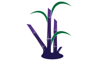 Logo vectoriel de modèle d&amp;#39;arbre à sucre v3