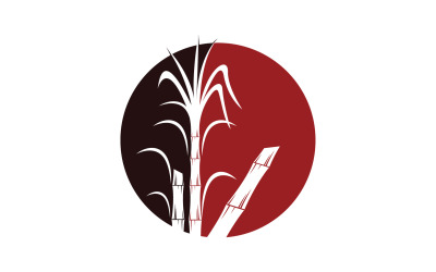 Logo vettoriale modello albero dello zucchero v18