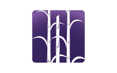 Logotipo vectorial de plantilla de árbol de azúcar v26