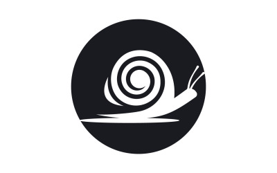 Modello vcetor logo animale lumaca v43