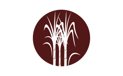 Šablona cukrového stromu vektorové logo v24