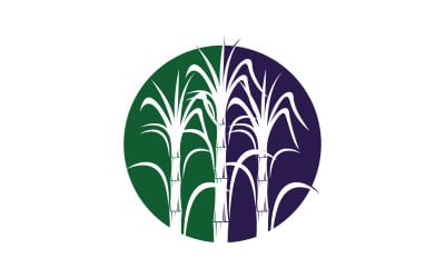 Sugar tree template vector logo v20