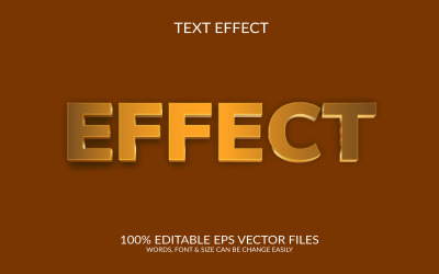 Иллюстрация векторного текстового эффекта eps