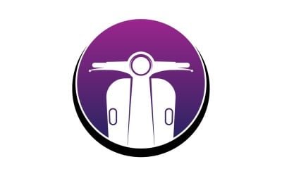 Motori Vespa icona logo vettoriale v22
