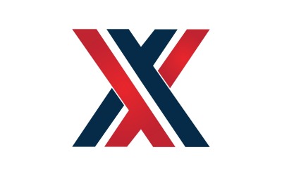 Начальный вектор логотипа буквы X v16