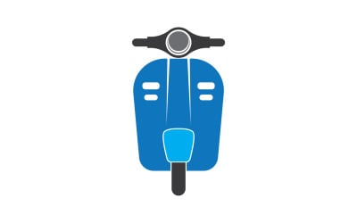 Silniki Vespa ikona logo wektor v1
