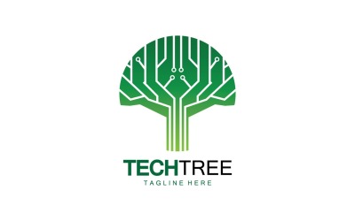 Tech tree mall logotyp vcetor v63
