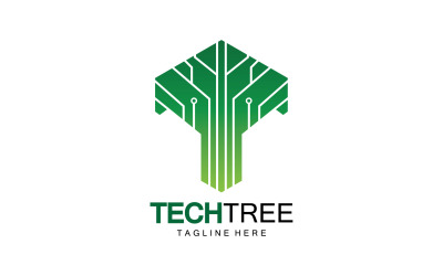 Tech tree template logo vcetor v64