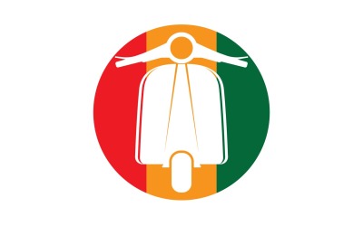 Вектор логотипа двигателей Vespa v19